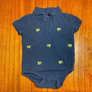 Baby Gap onesie with frogs 6-12mo